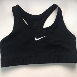 Nike black sports bra